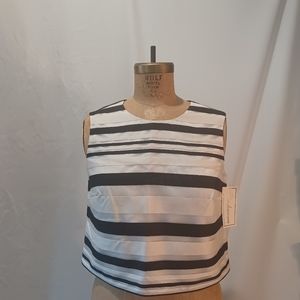 Shoshanna Organza and Silk Sleeve Top Size 10